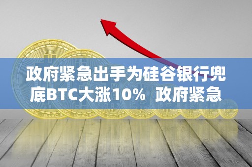 政府紧急出手为硅谷银行兜底BTC大涨10%  政府紧急出手为硅谷银行兜底BTC大涨10%