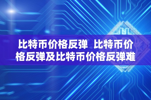 比特币价格反弹  比特币价格反弹及比特币价格反弹难掩风险